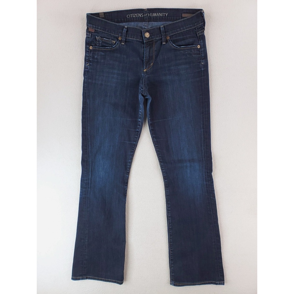 Citizens Of Humanity Jeans Womens 27 Blue Kelly Low Rise Bootcut Lightweight Y2K